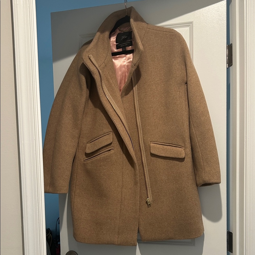 J. Crew Camel Pea Coat - Picture 2 of 10